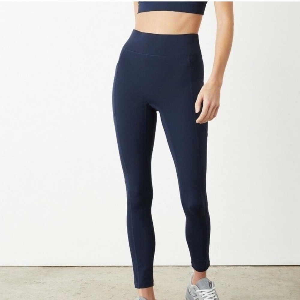 All Access Navy Blue Leggings Sz small